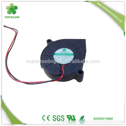 60x60x15mm 5V 12V 24V High pressure Low Noise small dc blower fan